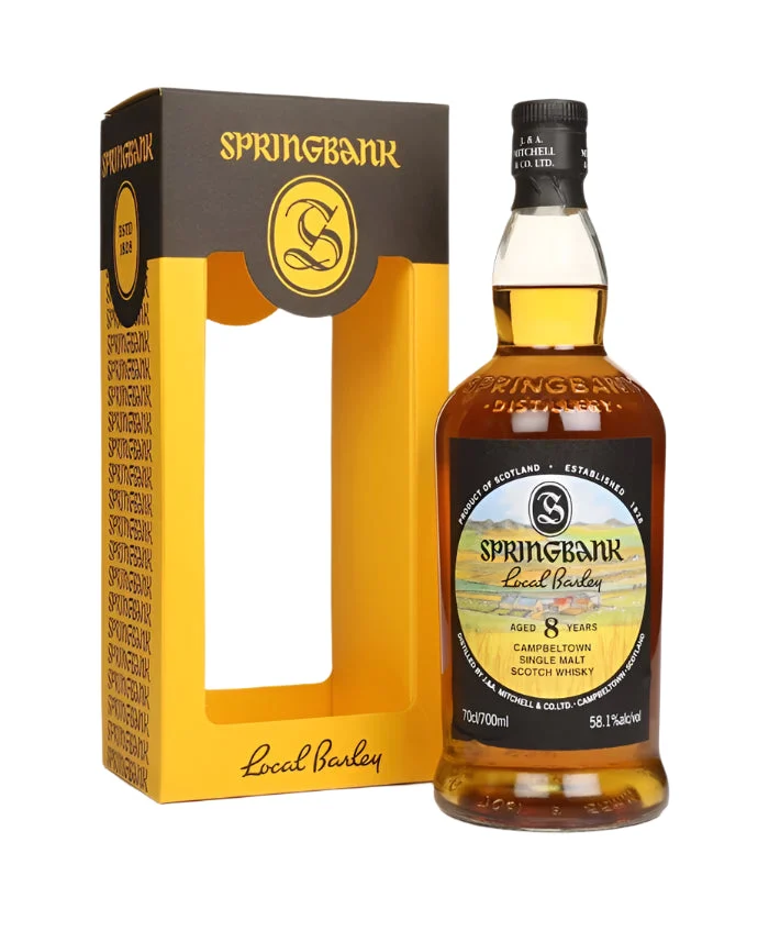 Springbank 8 Year Old Local Barley Single Malt Scotch Whisky | 700ML - Whiskey