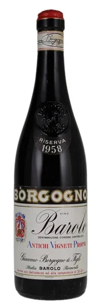 1958 | Giacomo Borgogno & Figli | Barolo Riserva - Wine