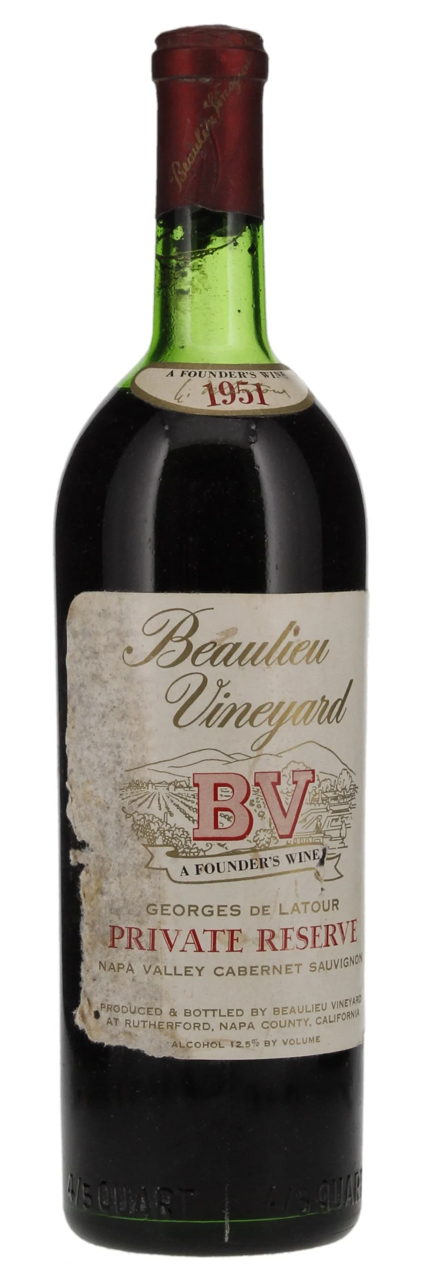 1951 | Beaulieu Vineyard | BV Georges de Latour Private Reserve Cabernet Sauvignon - Wine