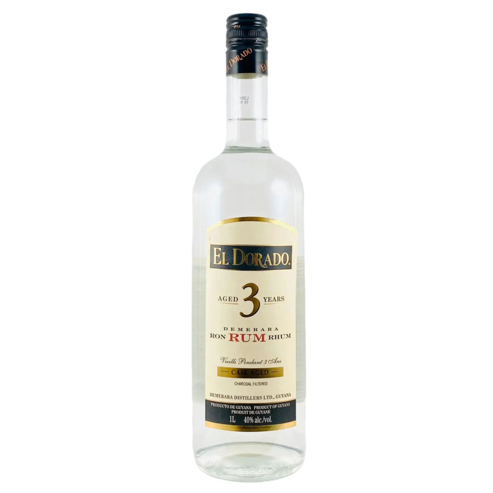 El Dorado Cask Aged 3 Year Old White Rum | 1L