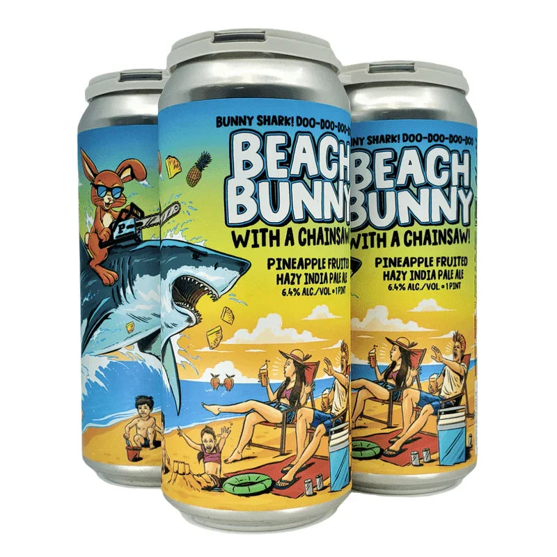 Paperback Brewing Co. Beach Bunny with a Chainsaw! Hazy IPA Beer | (4)*473ML