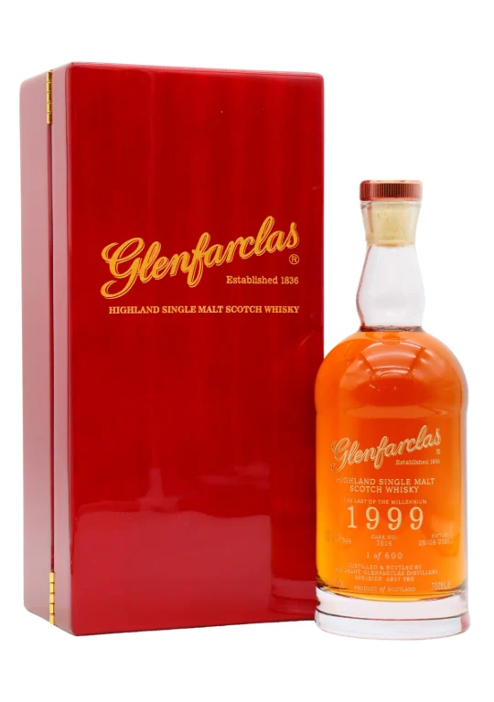 Glenfarclas Millennium Decanter Limited Edition Highland 25 Year Old 1999 Single Malt Scotch Whisky | 700ML - Whiskey