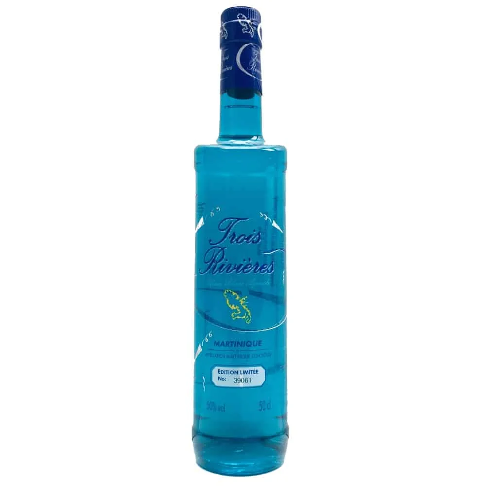 Trois Rivieres Blanc Turquoise Blue Limited Edition | 500ML - Rum