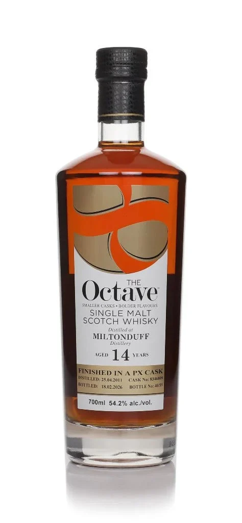 Miltonduff 14 Year Old 2011 Cask #8346809 PX Finish - The Octave (Duncan Taylor) Single Malt Scotch Whisky | 700ML