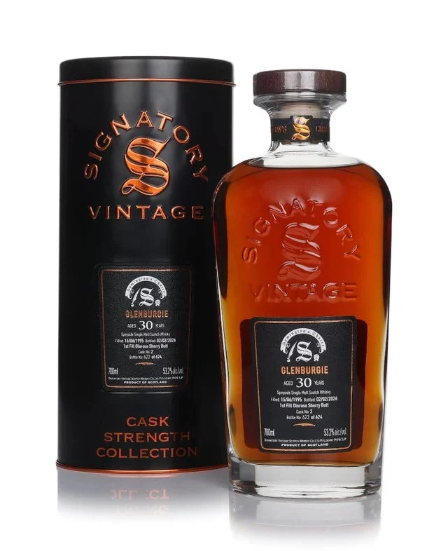 Glenburgie 30 Year Old 1995 Cask #2- Cask Strength Collection (Signatory) Single Malt Scotch Whisky | 700ML