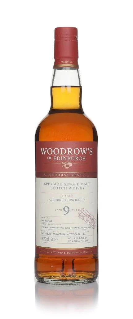 Auchroisk 9 Year Old 2016 Cask #807630A-B - Woodrow's of Edinburgh Single Malt Scotch Whisky | 700ML