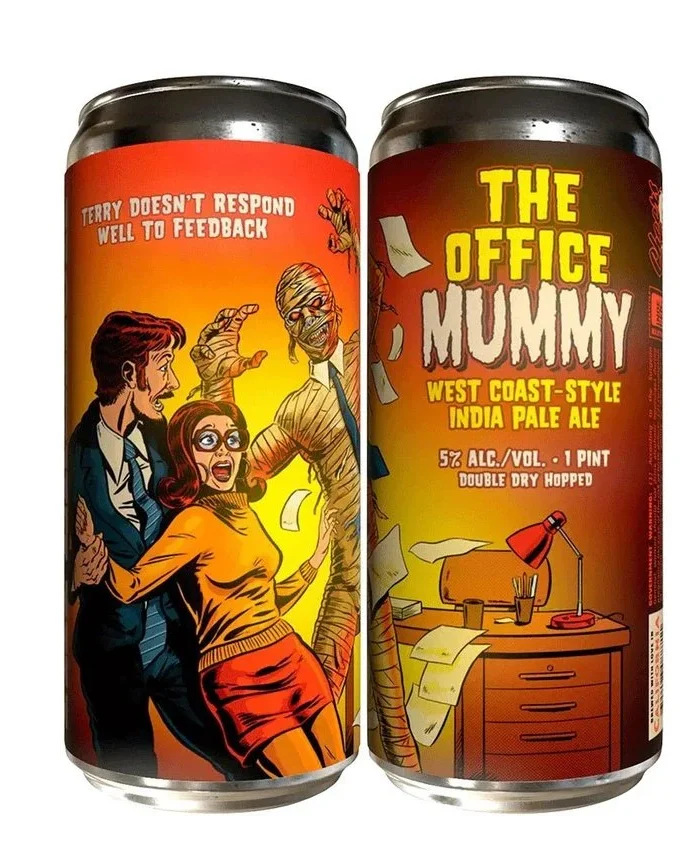 Paperback Brewing Co. The Office Mummy West Coast IPA Beer | (4)*473ML - Ready To Drink