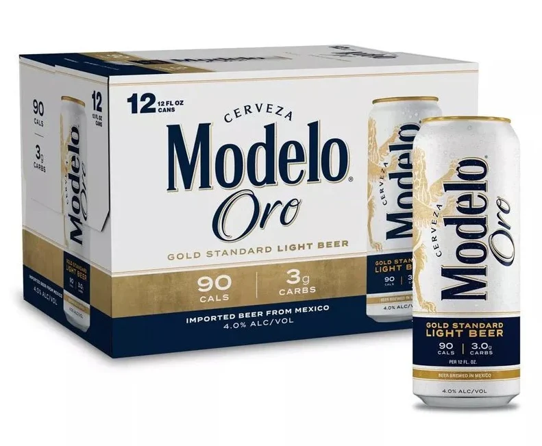 Modelo Oro Light Beer | (12)*355ML - Ready To Drink