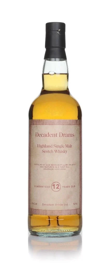 Ben Nevis 12 Year Old 2012 (2025 release) - Decadent Drams (Decadent Drinks) Single Malt Scotch Whisky | 700ML
