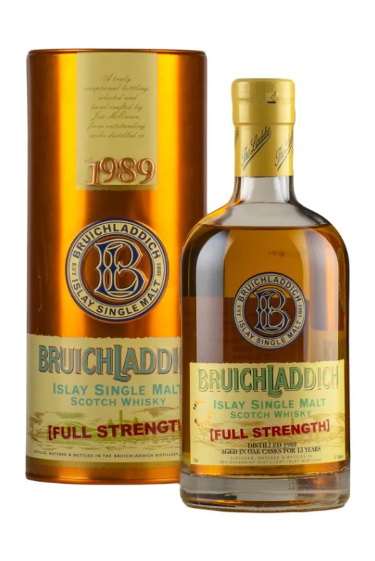 Bruichladdich 13 Year Old Full Strength 1989 Single Malt Scotch Whisky | 700ML - Whiskey
