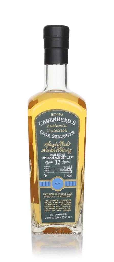 Bunnahabhain 12 Year Old 2010 - Cadenhead's Authentic Collection Single Malt Scotch Whisky | 700ML