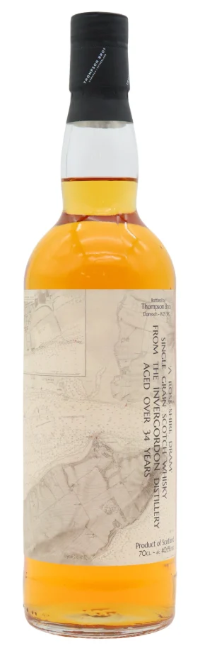Invergordon Thompson Bros 34 Year Old Single Grain Scotch Whisky | 700ML - Whiskey