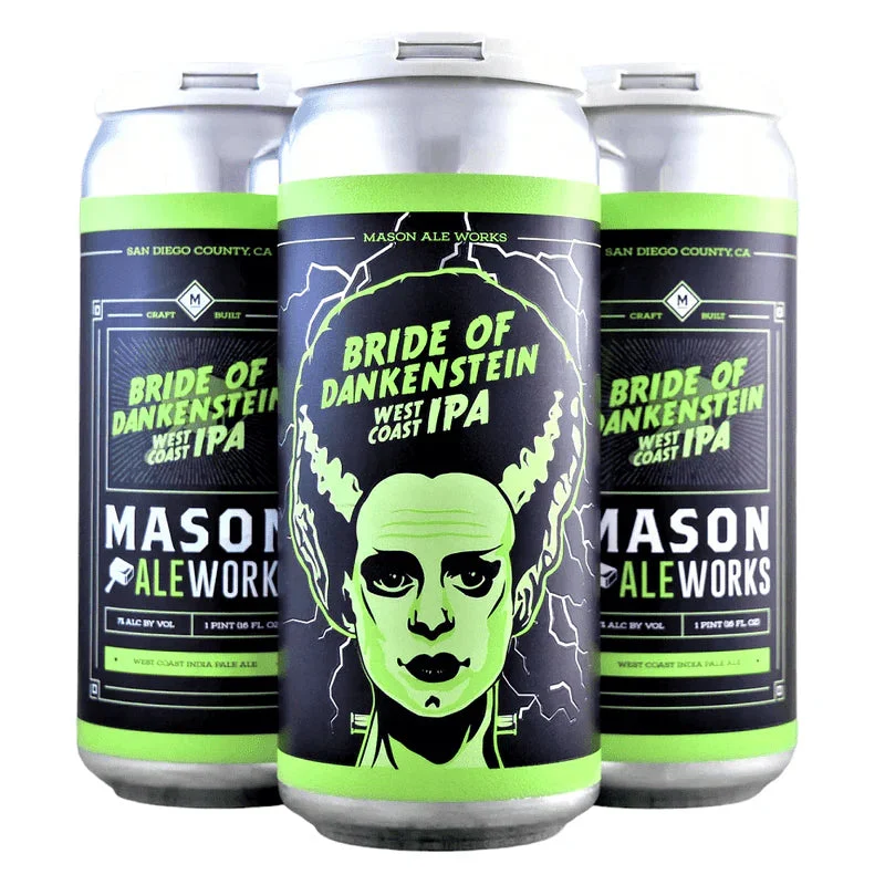 Mason Ale Works Bride of Dankenstein West Coast IPA | (4)*473ML - Beer