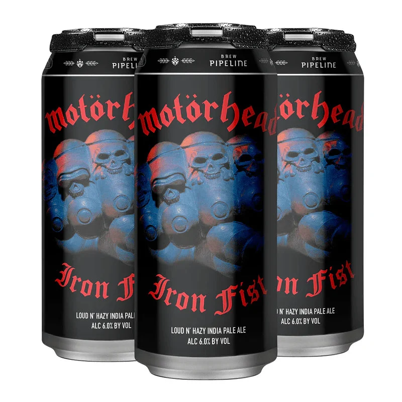 Motorhead Iron Fist Loud N' Hazy IPA Beer | (4)*473ML