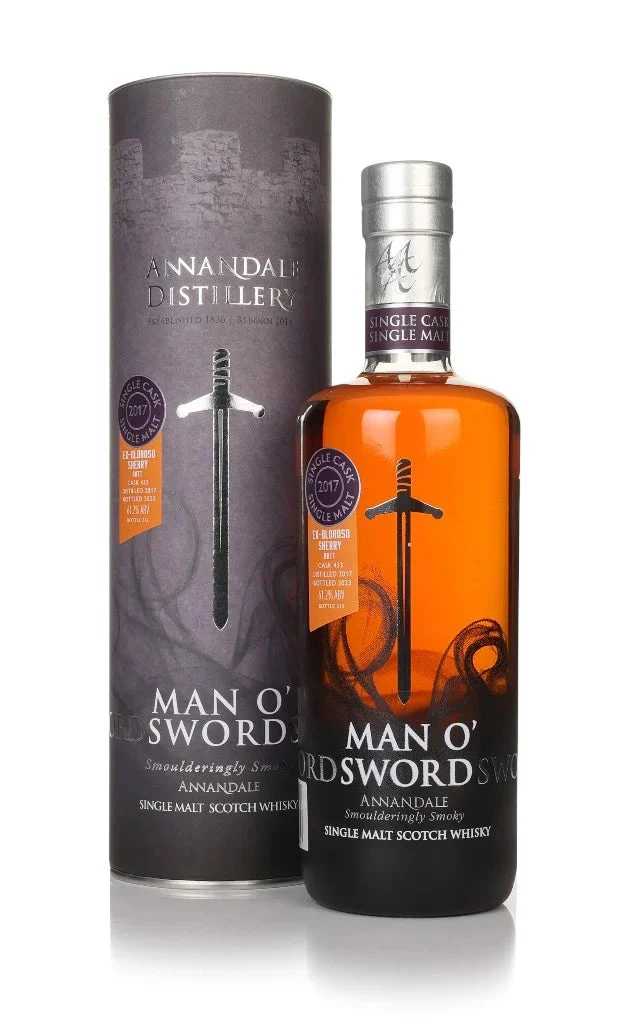 Annandale Man O’Sword Vintage 2017 Oloroso Sherry Butt Cask #433 Whisky | 700ML - Whiskey