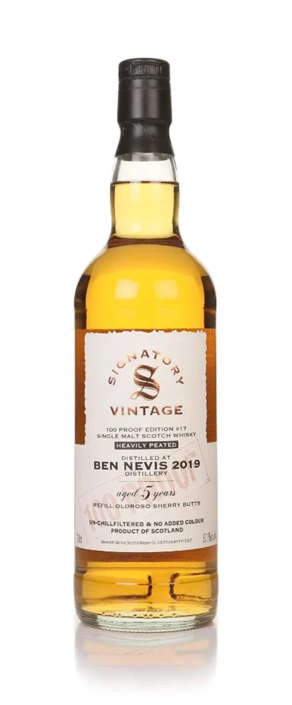 Ben Nevis 5 Year Old 2019 Edition #17 (Signatory) Whisky | 700ML - Whiskey