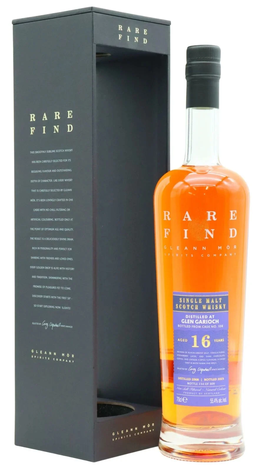 Glen Garioch Gleann Mor Rare Find Single Cask #108 Whisky 16 Year Old Single Malt Scotch Whisky | 700ML - Whiskey