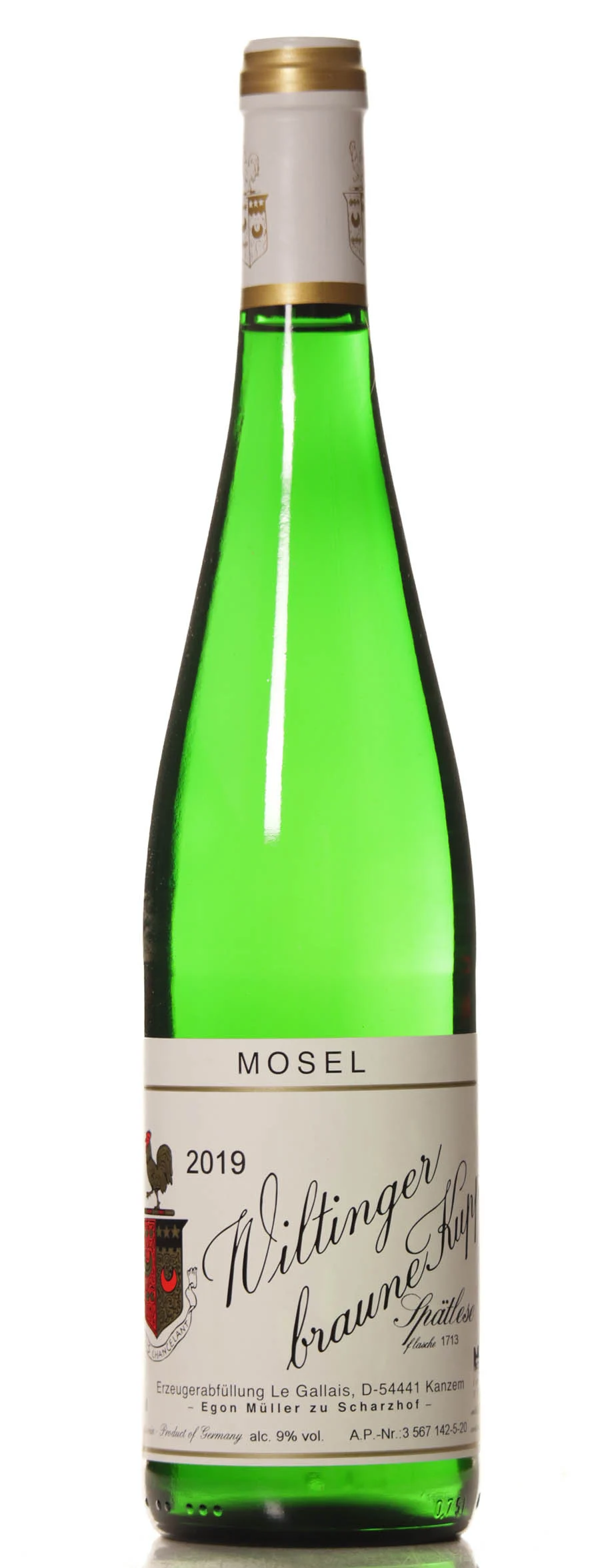 Egon Muller ‘Le Gallais’ Wiltinger Braune Kupp Riesling Spatlese 2019 - Vineut