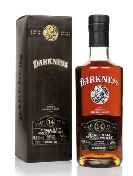 Glenrothes 14 Year Old Oloroso Cask Finish Darkness Single Malt Scotch Whisky | 500ML - Whiskey