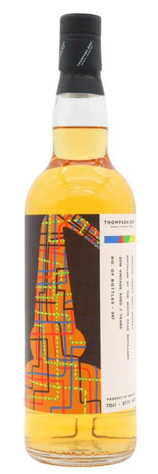 White Peak Thompson Bros 7 Year Old 2018 Single Malt English Whisky | 700ML - Whiskey