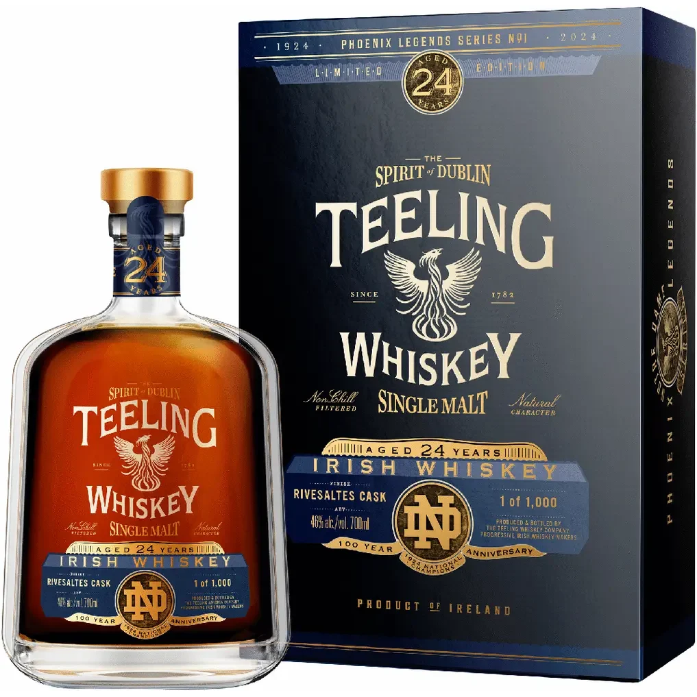 Teeling 24 Year Old Rivesaltes Cask Finish Single Malt Irish Whiskey | 700ML