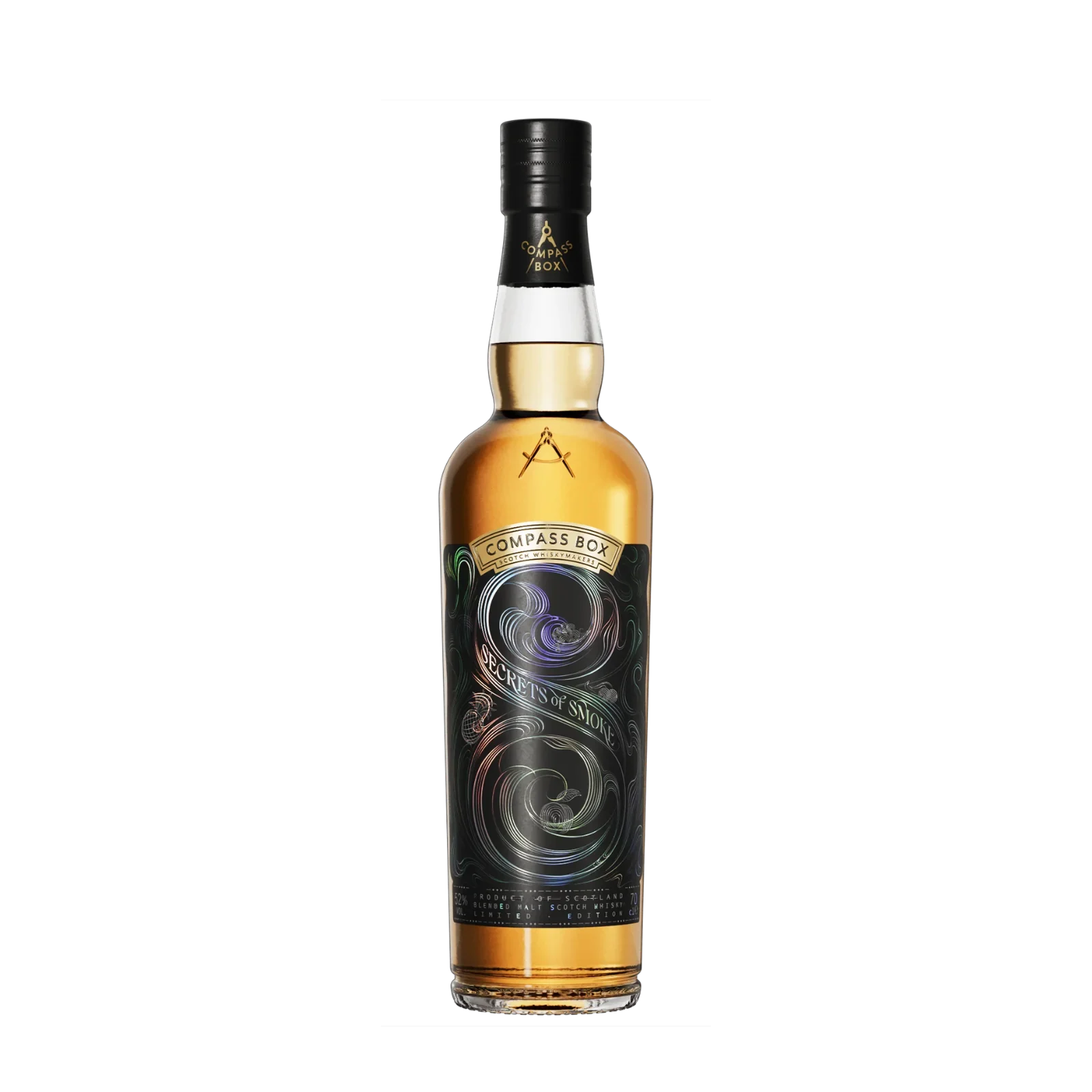 Compass Box Secrets of Smoke Blended Malt Scotch Whisky | 700ML - Whiskey