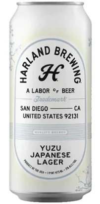 Harland Brewing Co. Yuzu Japanese Lager | (4)*473ML - Ready To Drink
