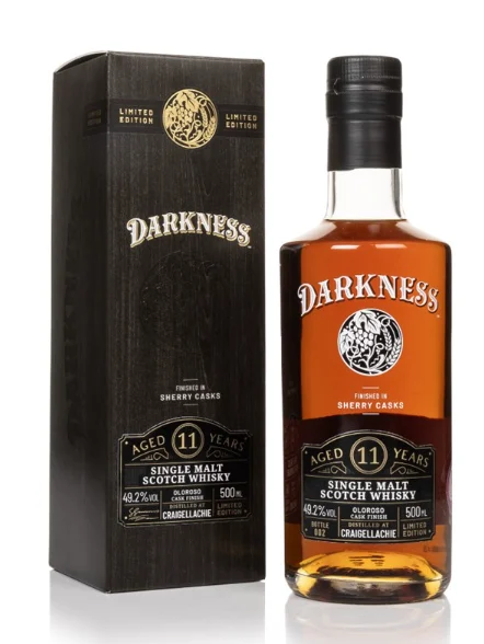 Craigellachie 11 Year Old Oloroso Cask Finish Darkness Single Malt Scotch Whisky | 500ML - Whiskey