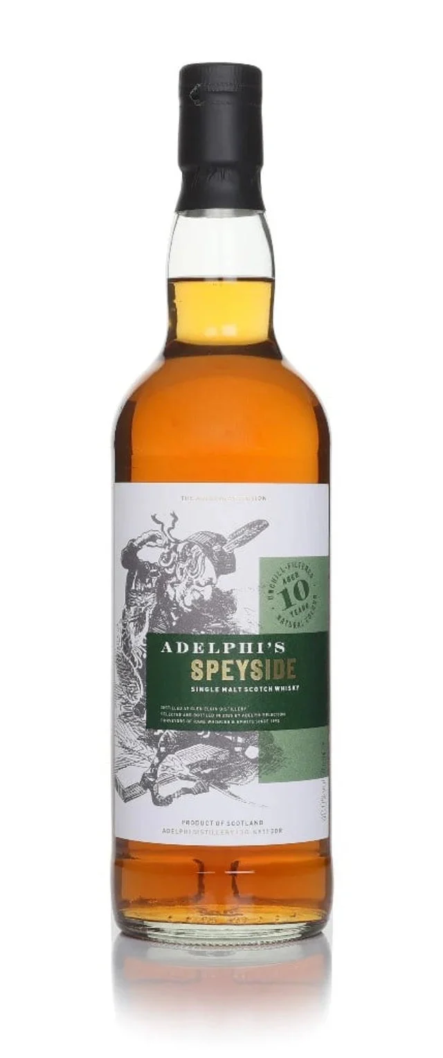 Adelphi's Speyside 10 Year Old Single Malt Scotch Whisky | 700ML - Whiskey