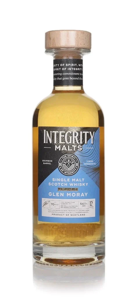 Glen Moray 12 Year Old 2003 - Bourbon Cask (Integrity Malts) Single Malt Scotch Whisky | 700ML