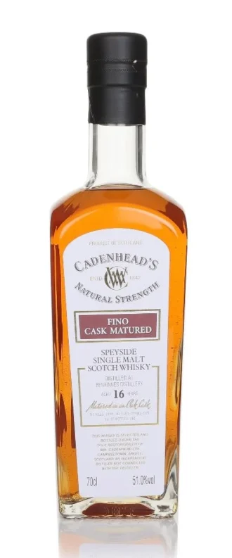 Benrinnes 16 Year Old 2008 - Cadenhead's Natural Strength Single Malt Scotch Whisky | 700ML