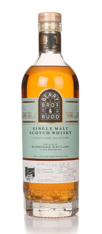 Glenburgie 16 Year Old 2008 Cask #87 Glens & Valleys Berry Bros. & Rudd Single Malt Scotch Whisky | 700ML - Whiskey