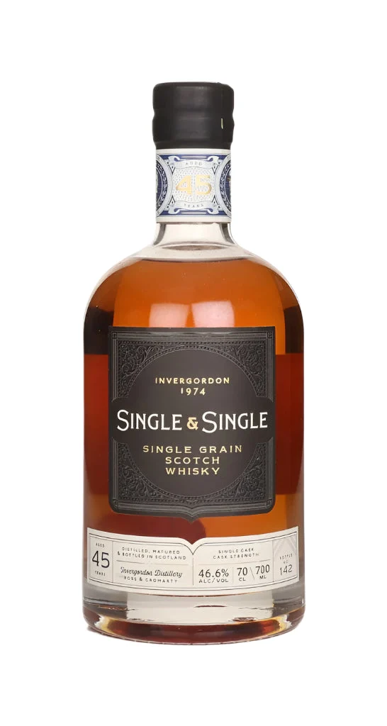 Invergordon 1974 - Single & Single 45 Year Old Single Grain Scotch Whisky | 700ML
