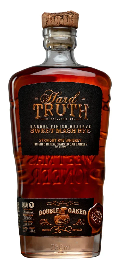 Hard Truth Double Oaked Sweet Mash Indiana Bourbon Whiskey