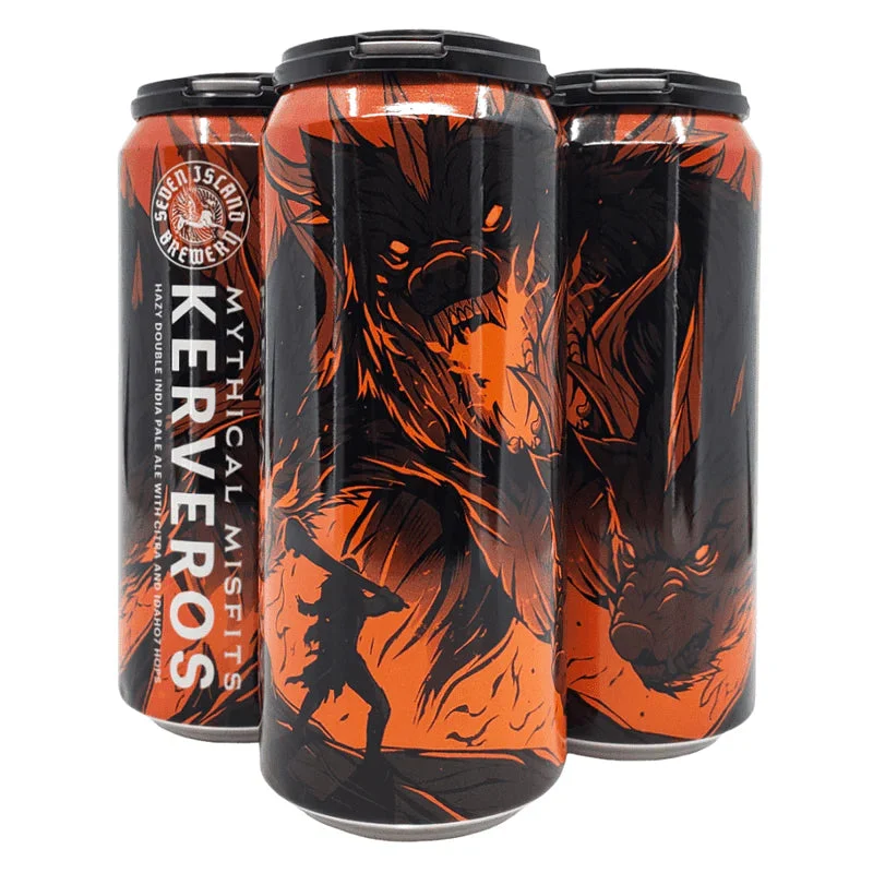 Mason Ale Works Mythical Misfits Kerveros Hazy DIPA | (4)*473ML - Beer