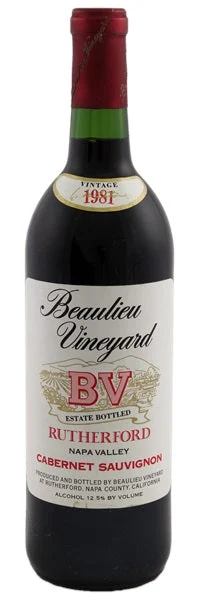 1981 | Beaulieu Vineyard | Rutherford Cabernet Sauvignon - Wine