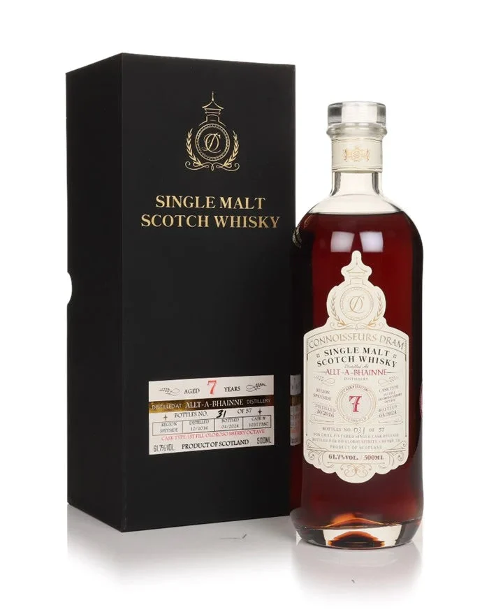 Allt-á-Bhainne 7 Year Old 2016 - Connoisseurs Dram (DH Global Spirits) Single Malt Scotch Whisky | 500ML