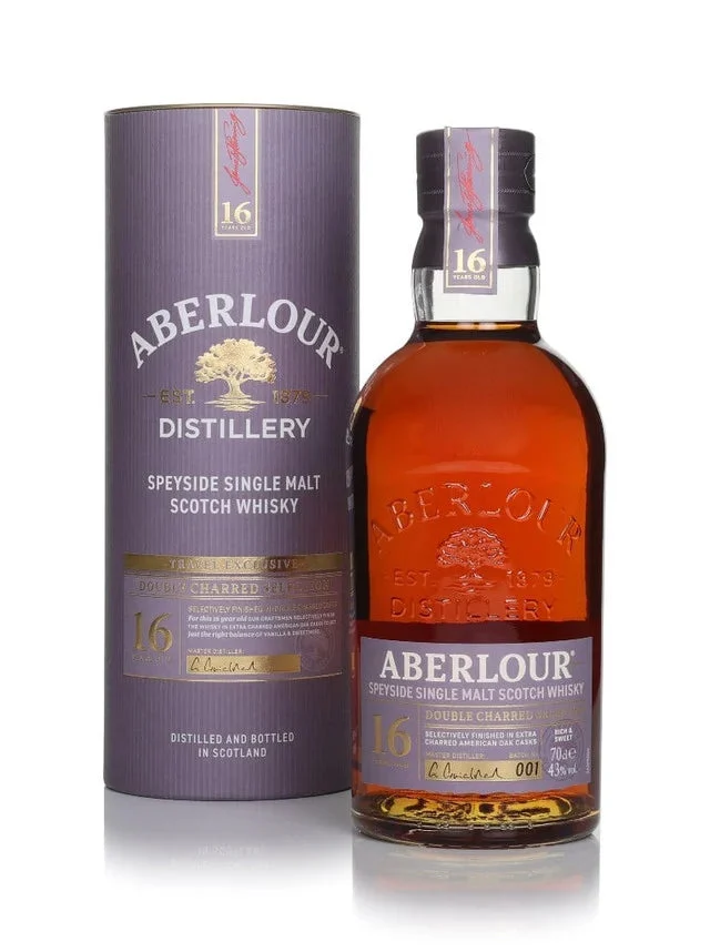 Aberlour 16 Year Old Double Charred Single Malt Scotch Whisky | 700ML - Whiskey