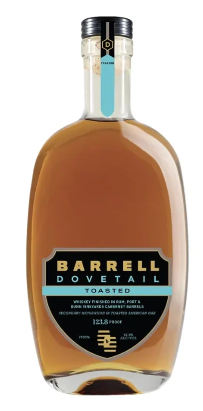 Barrell Toasted Dovetail 123.8 Proof Whiskey