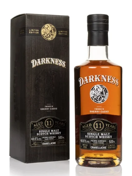 Craigellachie 11 Year Old Pedro Ximenez Cask Finish Darkness Single Malt Scotch Whisky | 500ML - Whiskey