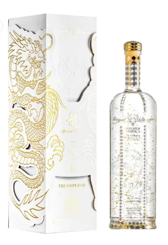 The Emperor Superior Colored 23 Carat Leaves Special Edition California Vodka | 1L