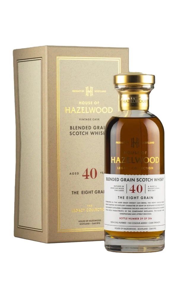 Eight Grain 40 Year Old House of Hazelwood Legacy Collection | 700ML - Whiskey