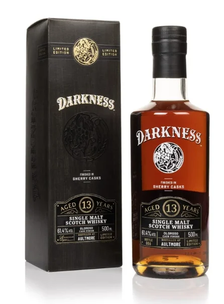 Aultmore 13 Year Old Oloroso Cask Finish Darkness Single Malt Scotch Whisky | 500ML - Whiskey