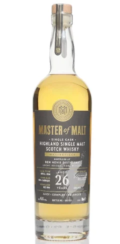 Ben Nevis 26 Year Old 1998 Single Cask Private Label Single Malt Scotch Whisky | 700ML - Whiskey