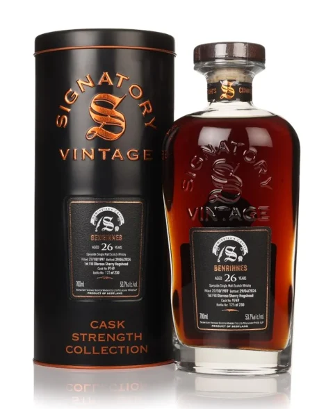 Benrinnes 26 Year Old 1997 Cask #9749 Cask Strength Collection Signatory Single Malt Scotch Whisky | 700ML - Whiskey