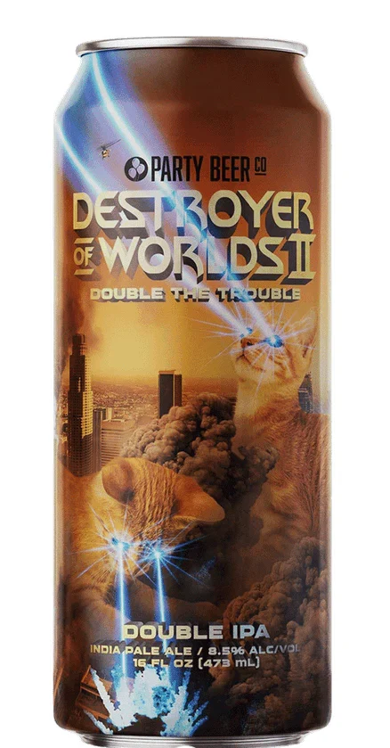 Party Beer Co. Destroyer of Worlds II Double the Trouble | (4)*473ML - Ready To Drink