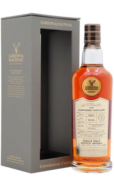Glenturret Connoisseurs Choice Single Cask #22606703 18 Year Old · 2007 Vintage Single Malt Scotch Whisky | 700ML - Whiskey