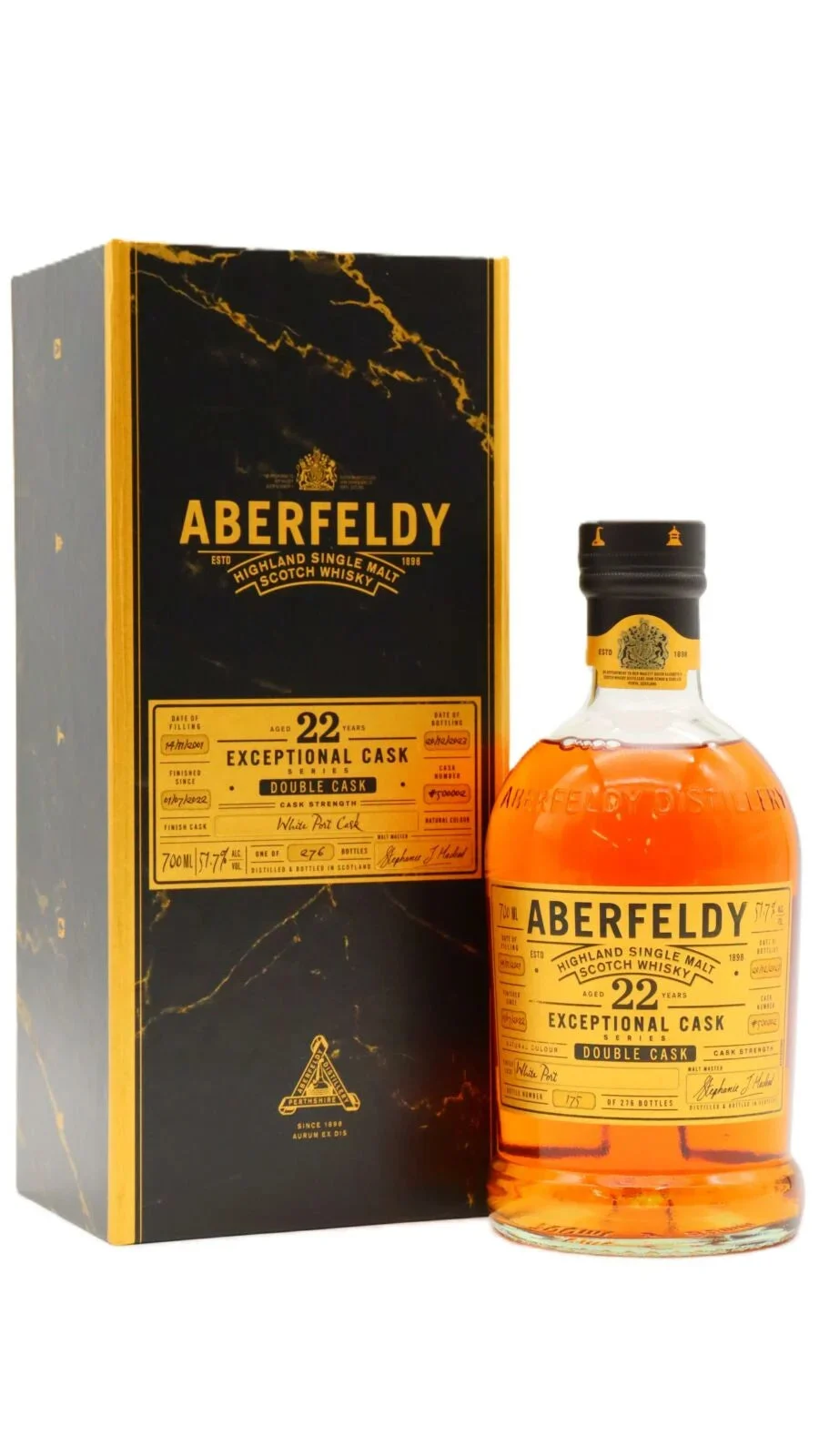 Aberfeldy Exceptional Single White Port Cask #500002 Whisky 22 Year Old Single Malt Scotch Whisky | 700ML - Whiskey