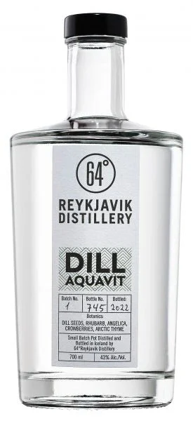 64 Reykjavik Distillery Dill Aquavit | 700ML