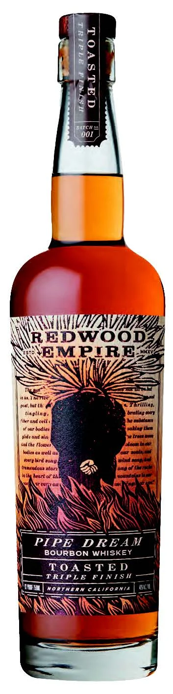 Redwood Empire Pipe Dream Toasted Triple Finish Sonoma County Bourbon Whiskey